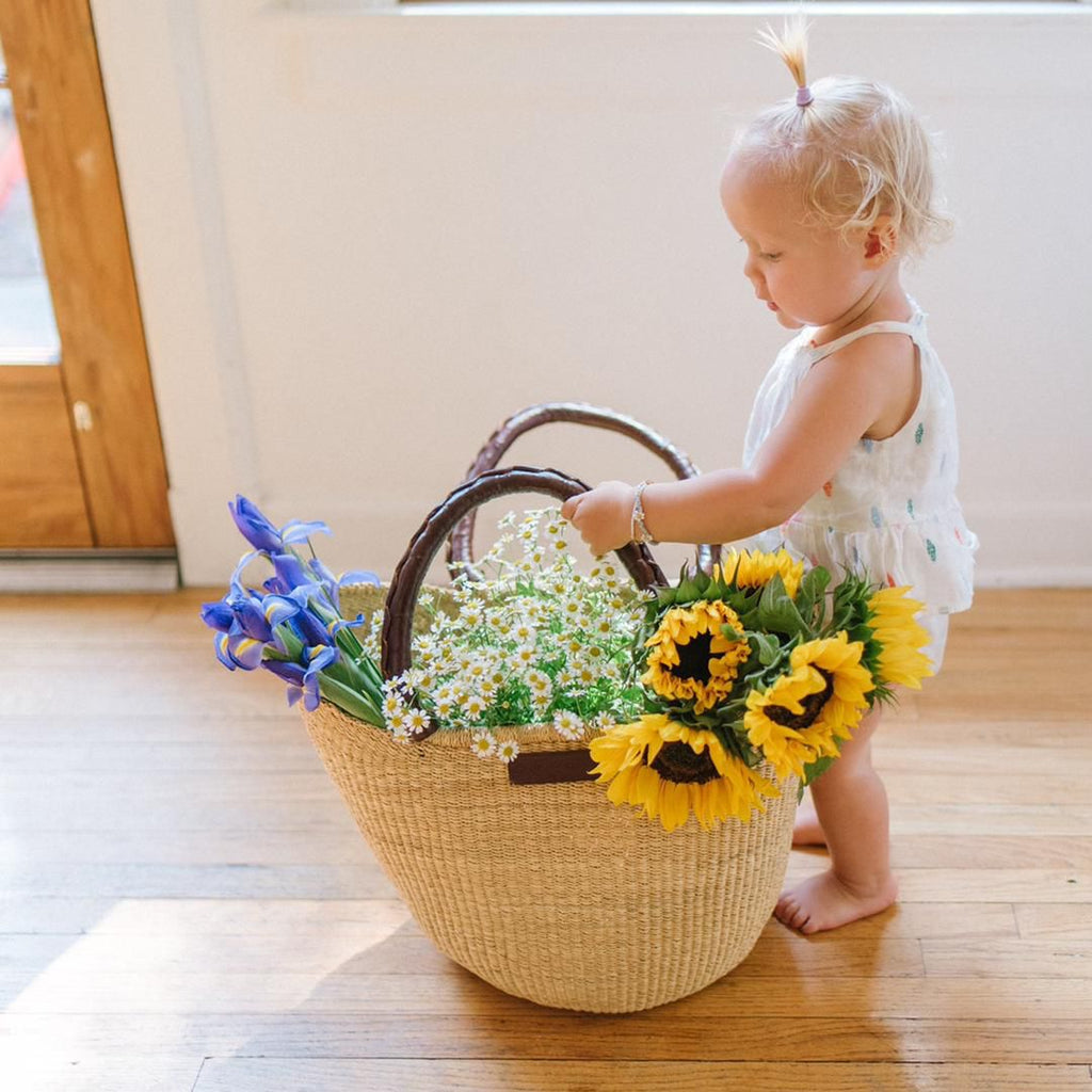 Naa Tote Basket - Chocolate