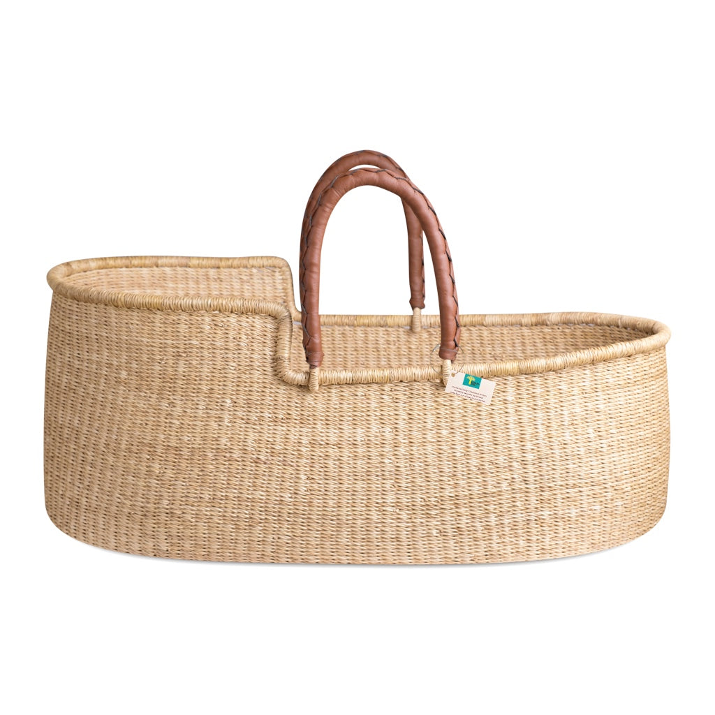 Signature Bilia Bassinet & Doll Basket Combo: Natural