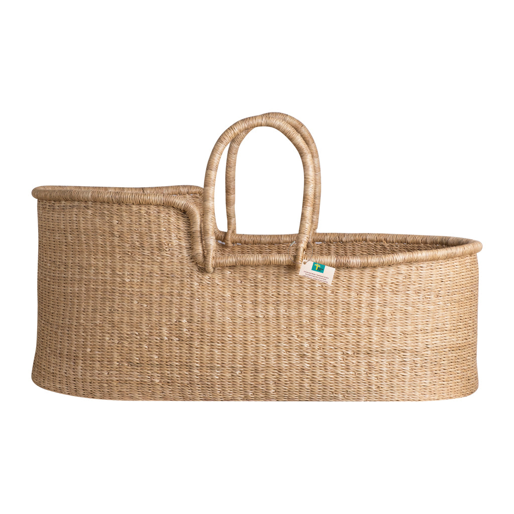 Signature Bilia Bassinet Vegan No Leather Handle Only Grass Design Dua