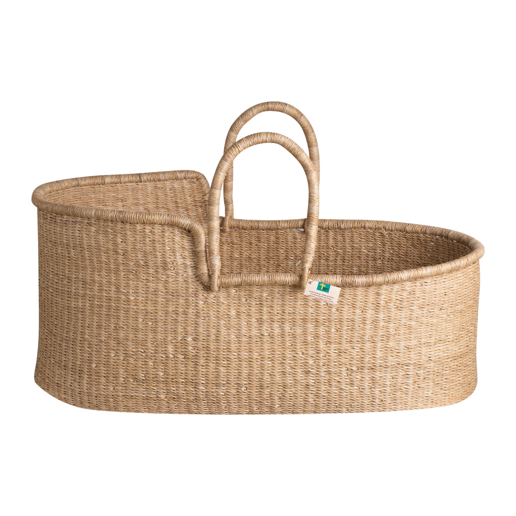 Signature Bilia Bassinet: Vegan (No Leather Handle/ Only Grass)