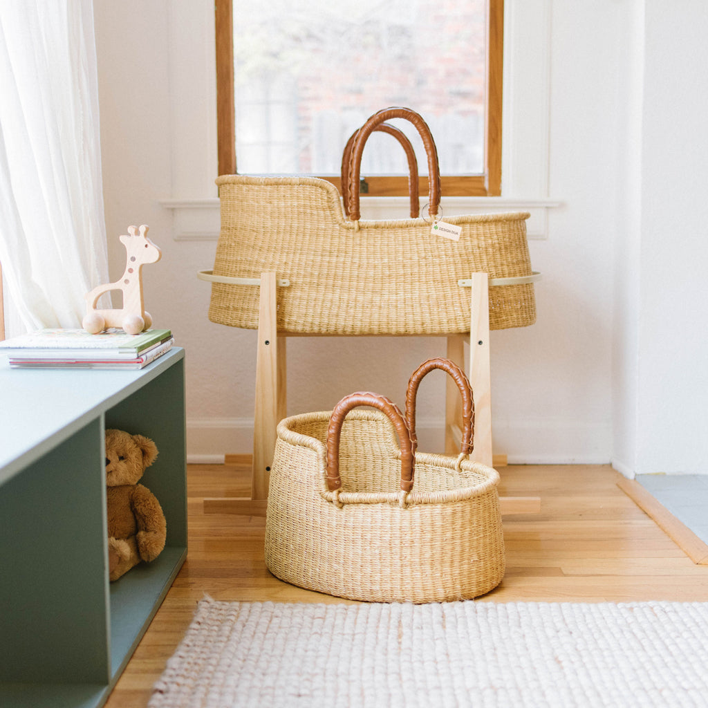 Signature Bilia Bassinet & Doll Basket Combo: Natural (Pre-Order)