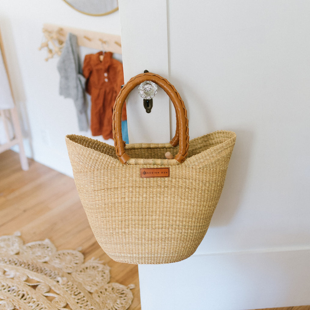 Naa Tote Basket - Tan