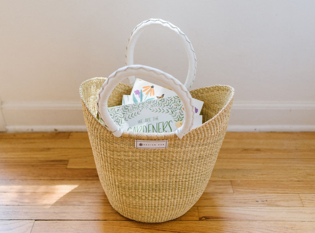 Naa Tote Basket - White