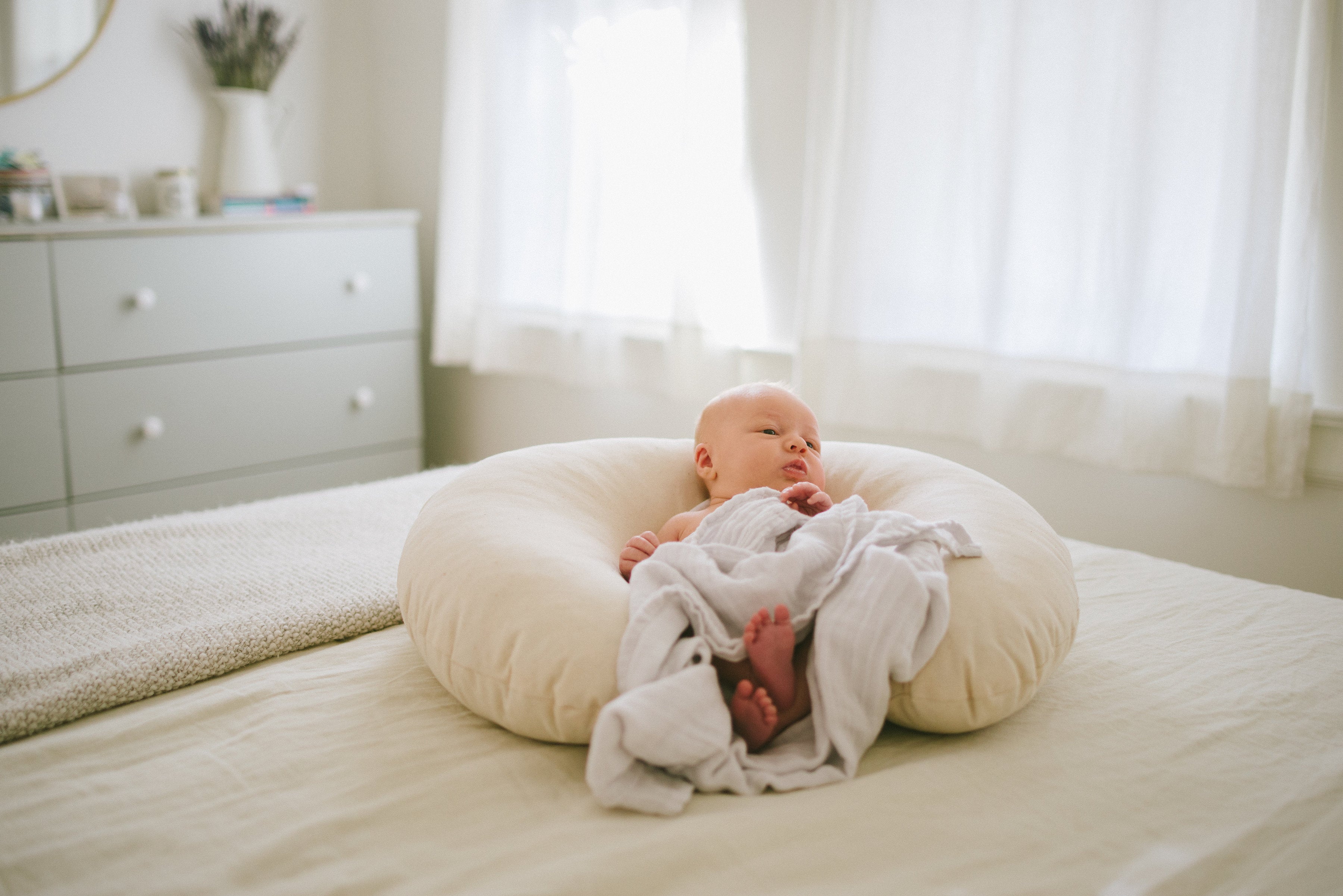 Organic Kapok Nursing Pillow Design Dua.