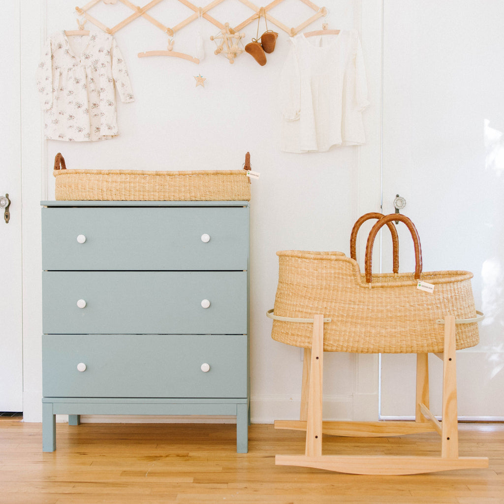 Signature Bassinet & Changing Basket Combo Special: Natural