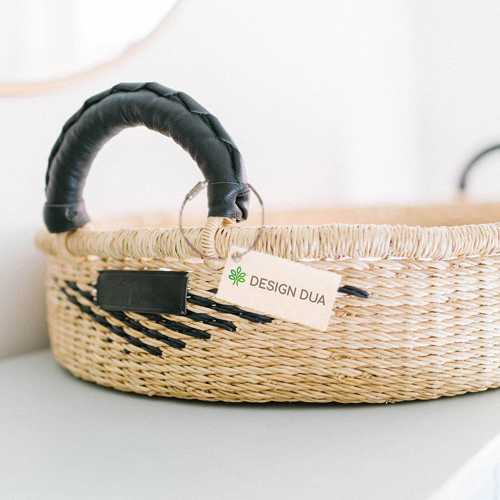 Signature Bilia Bassinet & Changing Basket Combo: Midnight Diamond