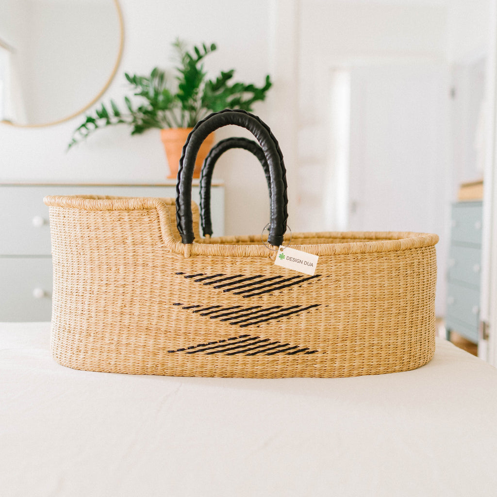 Signature Bilia Bassinet & Changing Basket Combo: Midnight Diamond