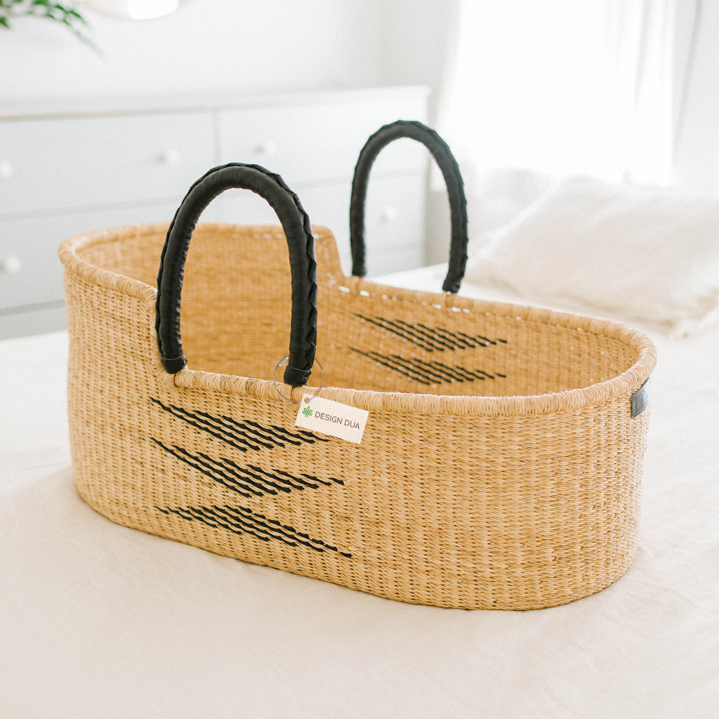 Signature Bilia Bassinet & Changing Basket Combo: Midnight Diamond