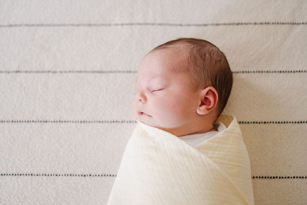 Organic Pre-folded Swaddle  - Muslin