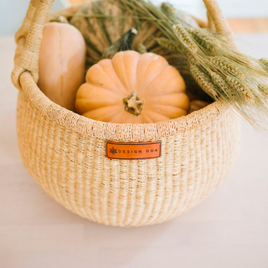 Traditional Market Basket - Tan