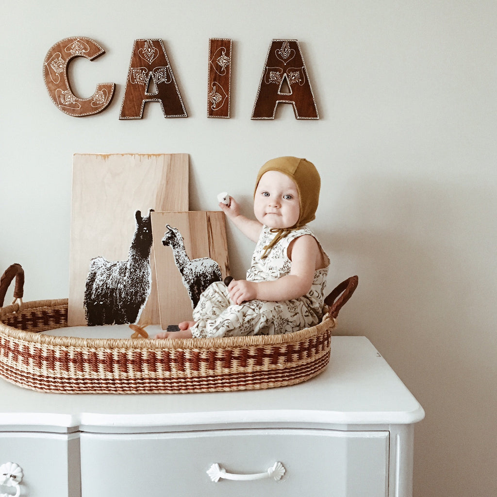 Handwoven Changing Basket: Craft (Last Chance)