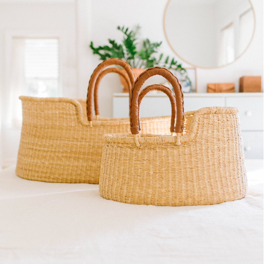 Signature Bilia Bassinet & Doll Basket Combo: Natural – Design Dua.