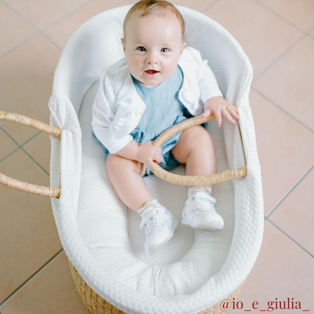 Signature Bilia Bassinet: Vegan (No Leather Handle/ Only Grass)